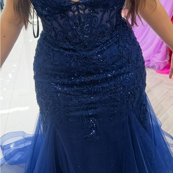 Colors Dress Dresses & Skirts - Elegant Navy Blue Gown